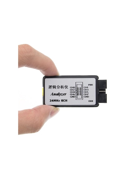 USB Lojik Analizör 24 MHz 8 Kanal SPI I2C Uart CAN DMX-512 I2S Manchester 1-Wire UNI/O Seri Paralel Arm FPGA Profesyonel