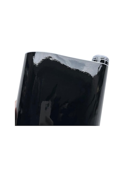 Esemiz Piano Black Parlak Siyah Hava Kanallı Üstü Koruma Jelatinli Folyo- Boyut : 152 Cm X 20 Cm