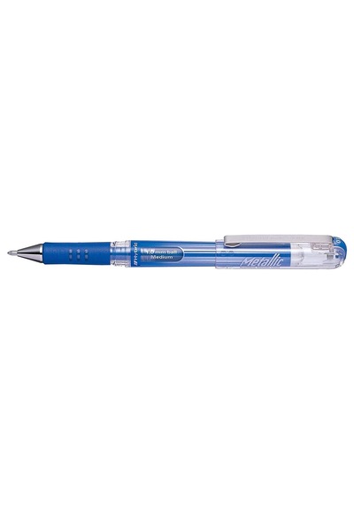 1.0 Mm - Yedekli Jel Roller - Dolmakalem Gövde Mtlk Mavi -