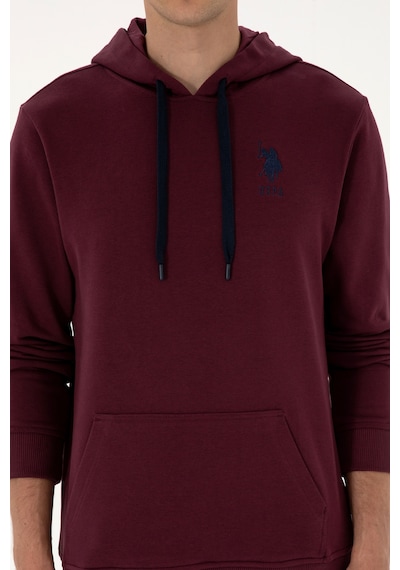 U.s. Polo Assn. Erkek Plum Sweatshirt 50307703-vr177 New Plum