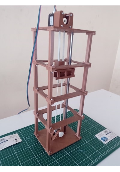 Arduino Asansör Projesi Mekanik Tam Set