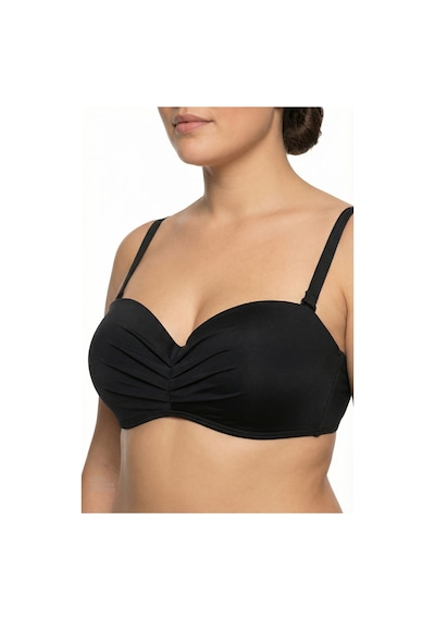 Penti Siyah Lotus Straplez Bikini Üstü