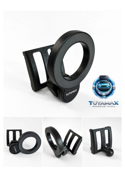 2023-2024 Togg T10x Uyumlu Fabrikasyon Telefon Tutucu Black