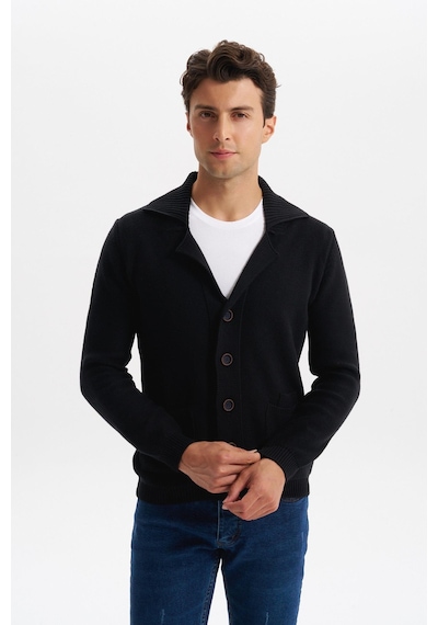 AR-MA Arma Erkek Slim Fit Örme Likralı Pike Şal Yaka Düğmeli Triko Hırka %50 Pamuk %50 Akrilik K0hto0859 Siyah AR-MA Arma Erkek Slim Fit Örme Likralı Pike Şal Yaka Düğmeli Triko Hırka %50 Pamuk %50 Akrilik K0hto0859 Siyah