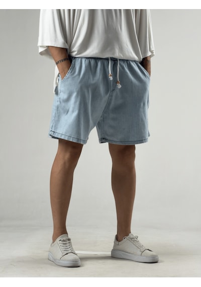 Cocopelli Denim Erkek Şort Coc3295 Mavi