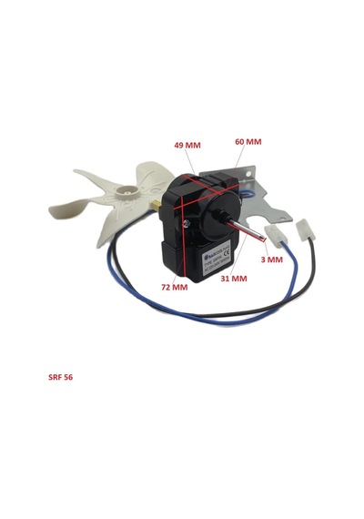 Hotpoint Uyumlu Nofrost Buzdolabı Fan Motoru Pervaneli Srf 56 - 499598605