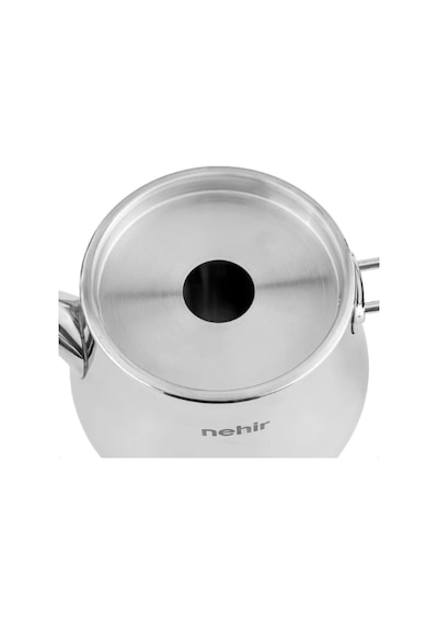 Nehir Luna Maxi Büyük Boy Paslanmaz Çelik 1.10-2.25 Litre Çaydanlık Takımı