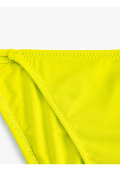 Koton Brazilian Bikini Altı Basic Yanları Bağlama Detaylı Yeşil 4sak00143mm Yeşil