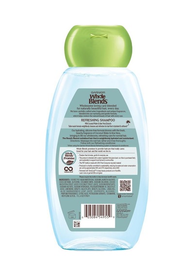 Garnier Whole Blends Coconut Water & Aloe Vera Şampuan 650ML