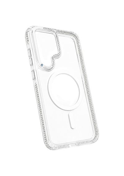 Nettech Samsung Galaxy S25 Ultra Uyumlu Taşlı Seri Arka Koruma Kılıf - Gold