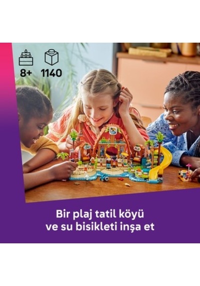 Lego Deniz Hayvanları İçeren Yaratıcı Aile Tatil Köyü Seti 8 Yaş Ve Üzeri Çocuklar İçin