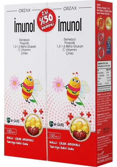 Ocean Balık Yağı 150 ML + Ocean Vm Şurup 150 ML + İmunol Şurup 2 x 150 ML