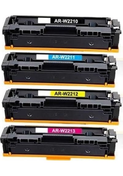 Safir Toner Hp 207a-w2210a Laserjet Pro Mfp M283cdw Cmyk 1 Set Çipli Uyumlu Toner