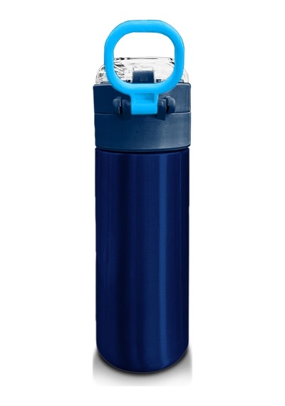 Coral High Kids Lacivert Mavi Pipetli Ve Direkt İçim Çelik Termos 500 Ml 31828 Lacivert