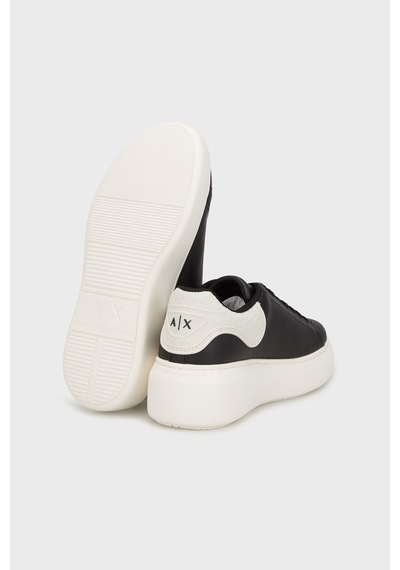 Armani Exchange Bayan Ayakkabı Xw002149 Af19528 Mc024 Siyah-beyaz Siyah-beyaz