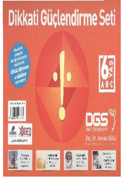 Dikkati Güçlendirme Seti 6 Yaş (3 Kitap Takım) - Osman Abalı - Adeda