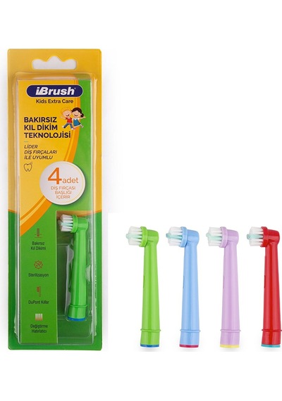 iBrush Kids Extra Care Oral B Çocuklar Için Diş Fırçası Yedek Baş