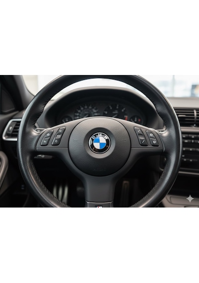 Bmw Direksiyon Logosu Oem Metal 47 Mm Tam Ölçü Sticker Değil Hatasız Uyum 47mm