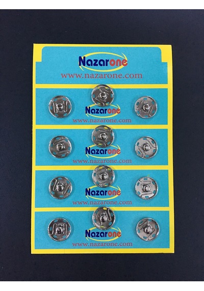 Demir Metal 19 Mm. Çıt Çıt Elle Dİkilen ( 12 Adet )