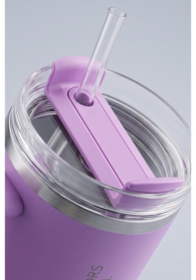 Benetton Paslanmaz Çelik Termos Be-kct100-mb Mavi Pipetli / Kulplu Spor Ve Araç İçi Termos 900 Ml Lila - Pembe