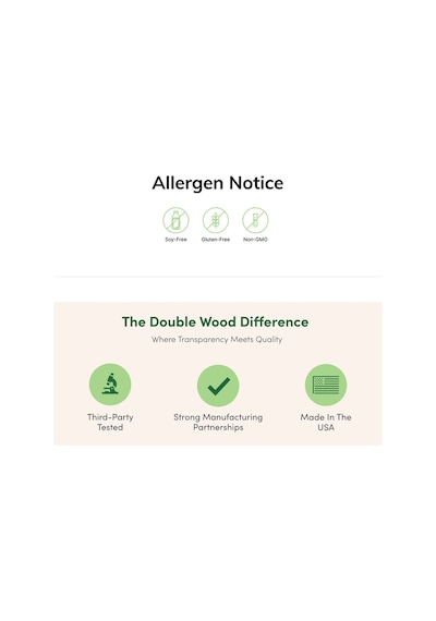 Double Wood Hmb Supplement, Third Party Tested, Made İn Usa, ...