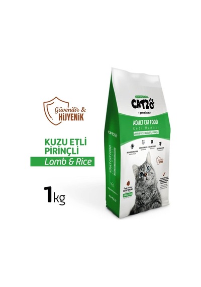 Catzo Premium Kuzu Etli Kedi Maması 4 x 1 KG