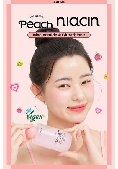 Edıtb Niasinamid ve Glutatyon İçeren Aydınlatıcı Jel Esans EDIT.B PeachNiacin Glutathione 200 ML