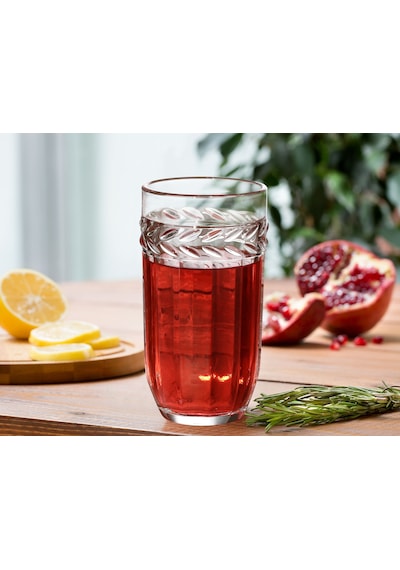 Madame Coco Medeline 4'lü Meşrubat Bardak Seti 350 Ml Bar 42350 Ml-std