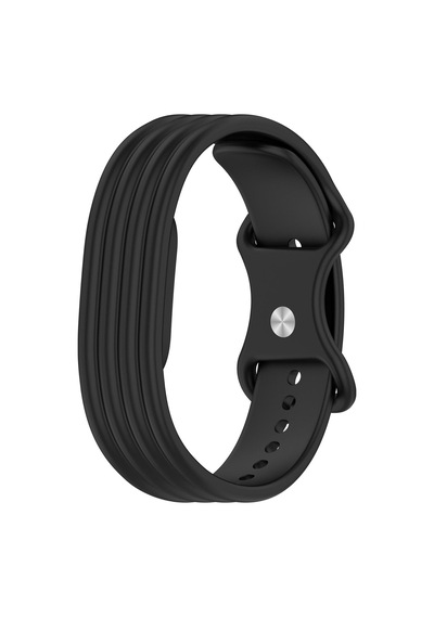Caseonn Google Fitbit Air Kordon Premium Silikon Spor Kayış Siyah