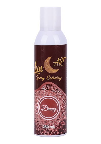 Lunart Sprey Gıda Boyası Bronz 250 Ml