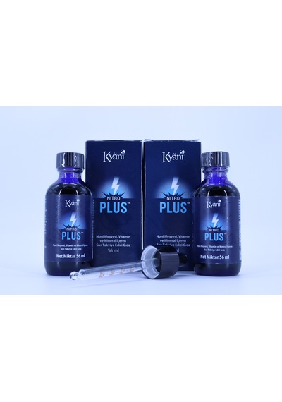 Kyani Nitro Plus Noni Meyvesi Vitamin ve Mineral İçeren Takviye Edici Gıda 2 x 56 ML