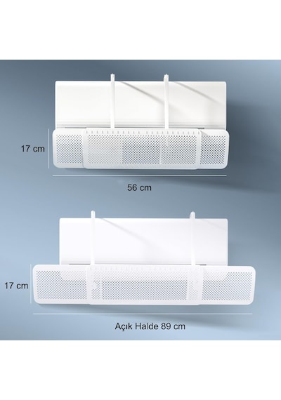 Triline Split Klima Çarpma Önleyici Hava Kalkanı Ayarlanabilir Delikli Klima Siperliği Aparatı