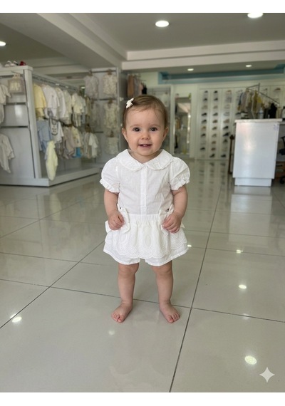 Babydoll 2li Takım Moonstar Beyaz
