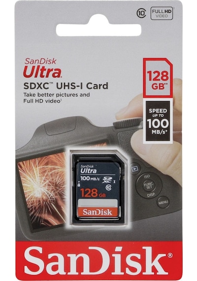 Sandisk Ultra SDSDUNR-128G-GN3IN 128 GB SDXC UHS-I Class 10 Hafıza Kartı