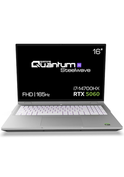 Quantum Raxius Gaming Steelwave 16 D İ7-14700hx 16gb 512ssd Rtx5060 8gb 16" Fhd W11p Dizüstü Bilgisayar