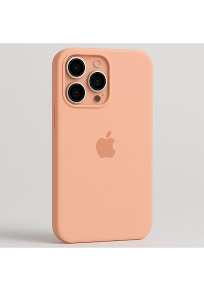 Apple Uyumlu iPhone 13 Pro Lansman Içi Kadife Silikon Logolu Kılıf Yavru Ağzı