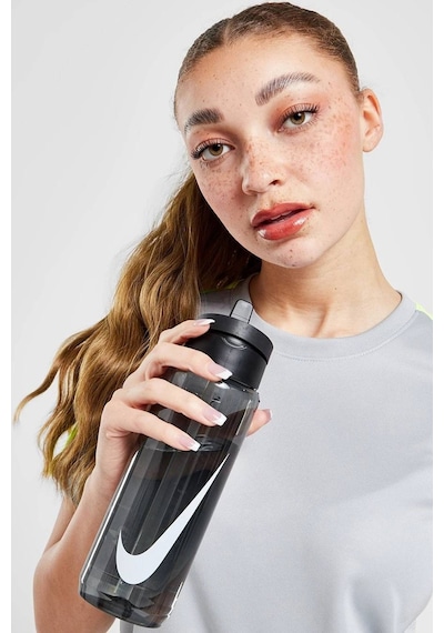 Nike Recharge Straw Pipet Bottle 24 Oz 0,71lt Bpa Free Bpa İçermeyen Pipetli Suluk Siyah Siyah