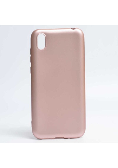 Huawei Y5 2019 Kılıf Zore Premier Silikon Kapak Rose Gold