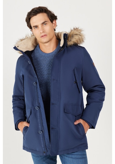 Wrangler Regular Fit Normal Kesim Dik Yaka Lacivert Parka Ceket Lacivert Wrangler Regular Fit Normal Kesim Dik Yaka Lacivert Parka Ceket Lacivert