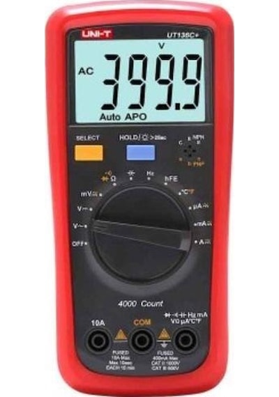 Unit-t El Tipi Dijital Ölçü Aleti / Ut 136c+