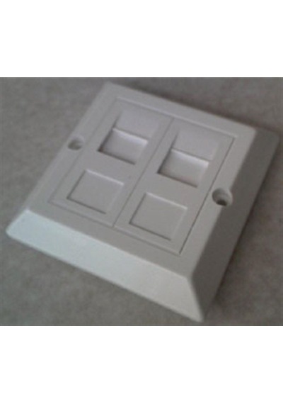 80x80 Priz Çerçevesi Face Plate 2& 039 Li-18182