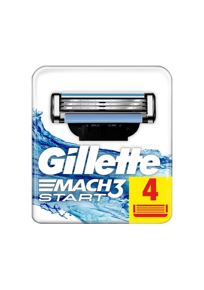 3 Adet Gillette Mach3 Start Yedek Tıraş Bıçağı 4 Adet