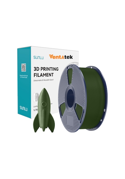 Sunlu Zeytin Yeşili High Speed Pla Filament - 1.75mm - 1 Kg Zeytin Yeşili