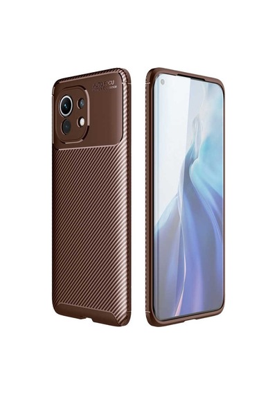 Xiaomi Mi 11 Kilif Karbon Tasarim Negro Silikon Kapak 483910908