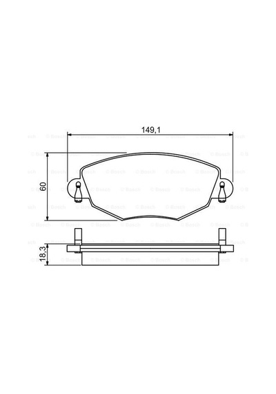 Jaguar X-Type Ön Fren Balatası 2001-2009 Bosch