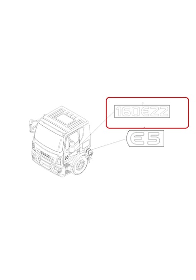 Iveco-eurocargo-yazı, "160e22"