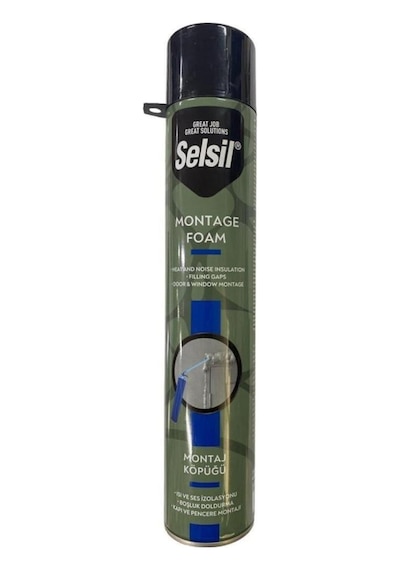 Selsil Montaj Pu Köpük 750 Ml600gr Manuel