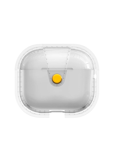 Apple Uyumlu  AirPods 3. Nesil Zore Airbag 33 Darbelere Karşı Dayanıklı Magnetik Kılıf-şeffaf