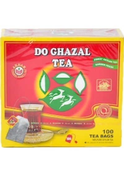 Do Ghazal Seylan Siyah Süzen Bardak Poşet Çay 100'lü