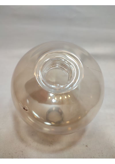 G.9 Ampule Göre,glob Avize Camı.bal Renkte Çapı:10.00 Cm Küre.kendinden Dişli